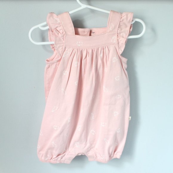 🍁5/$25🎃 Size 3-6M Baby Girl Gap Romper New - Picture 1 of 3